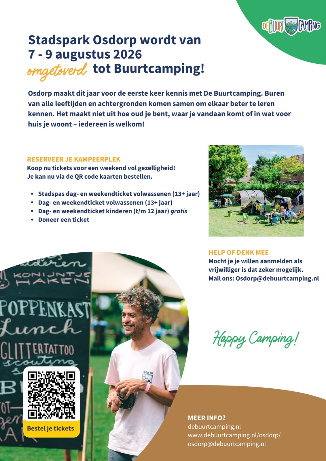 De Buurtcamping Osdorp informatie